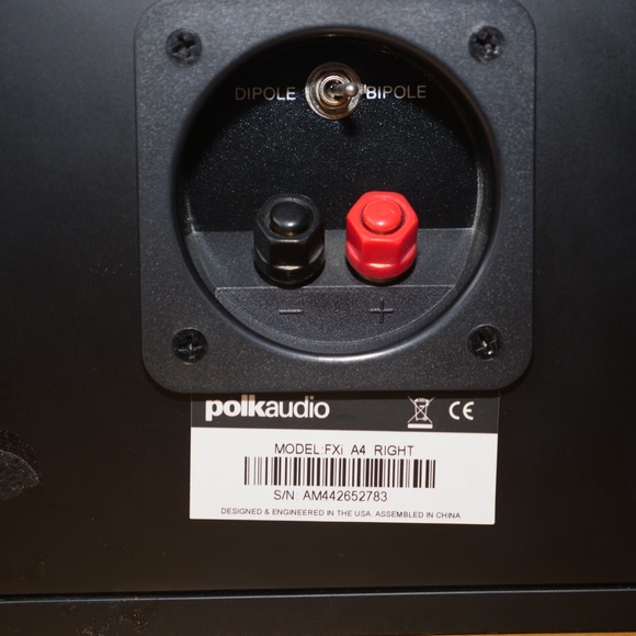 PolkAudio FXi A4 BIPOLE SURROUND LOUDSPEAKER - Picture 5 of 6